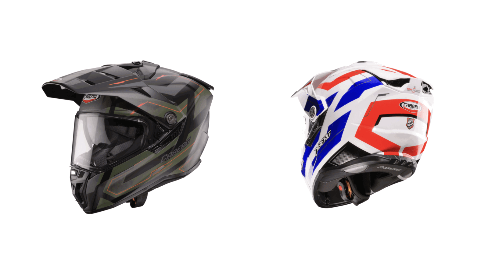 The Caber Tanami Ranger adventure motorcycle helmet