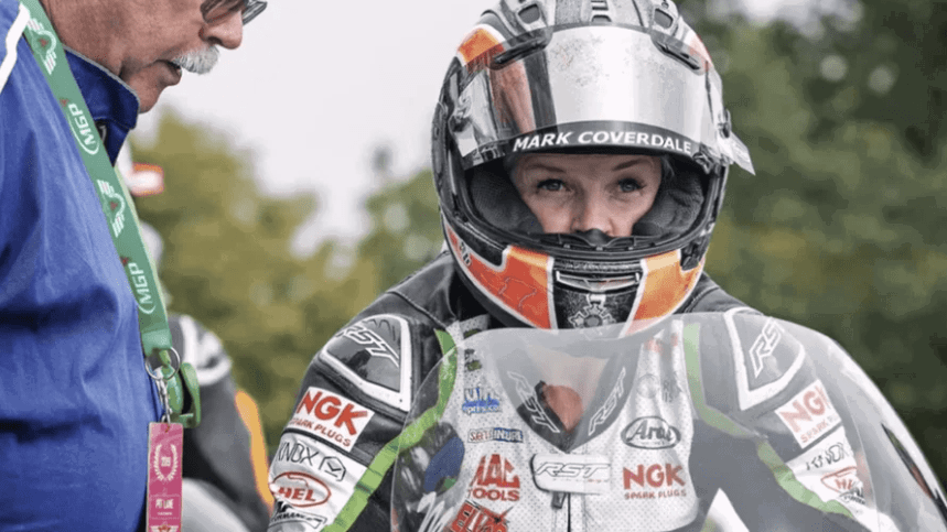 Maria Costello at the 2019 TT Races. Credit: Isle of Man TT.