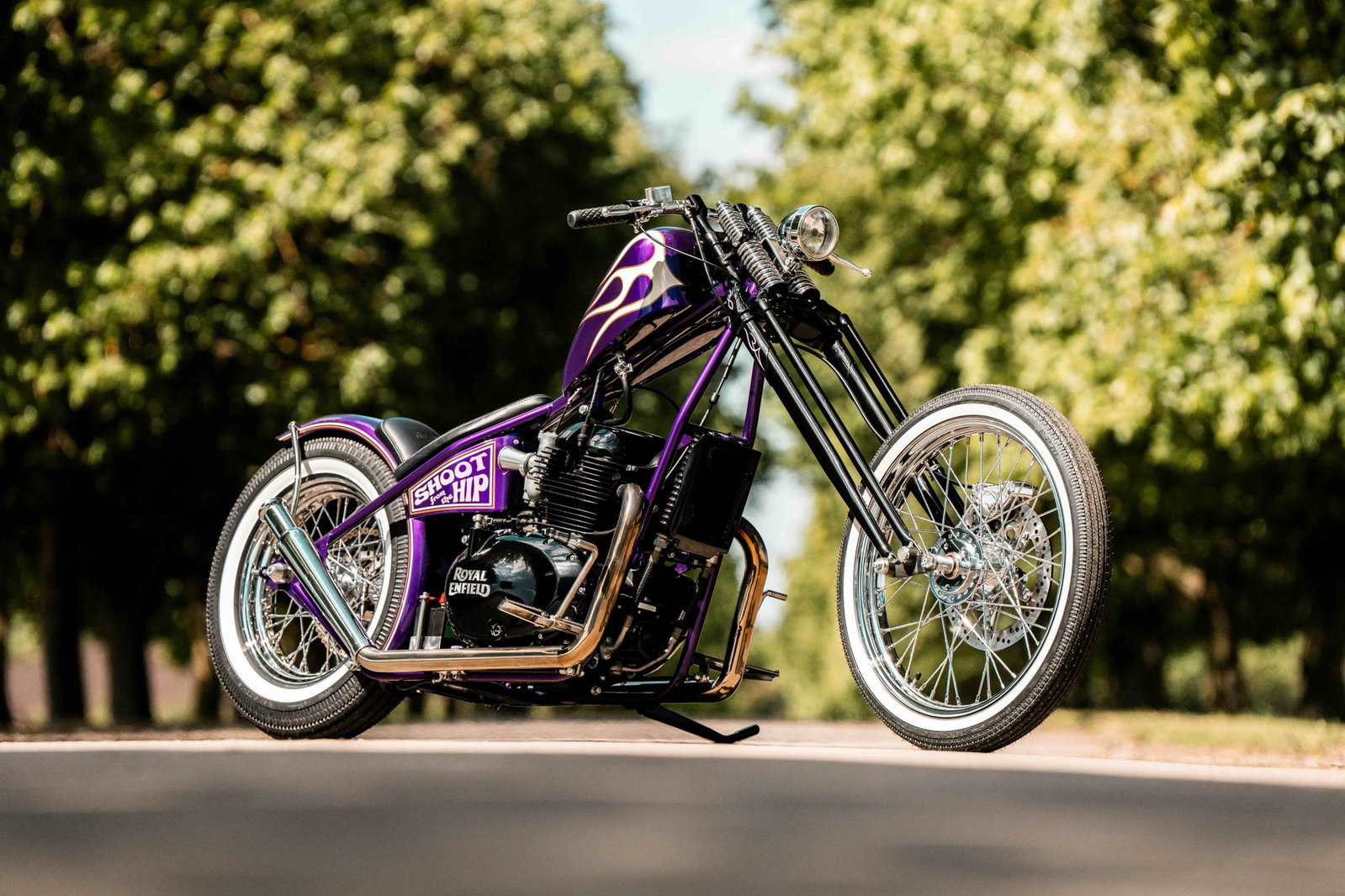 Krazy Horse Royal Enfield Shotgun 650 chopper.