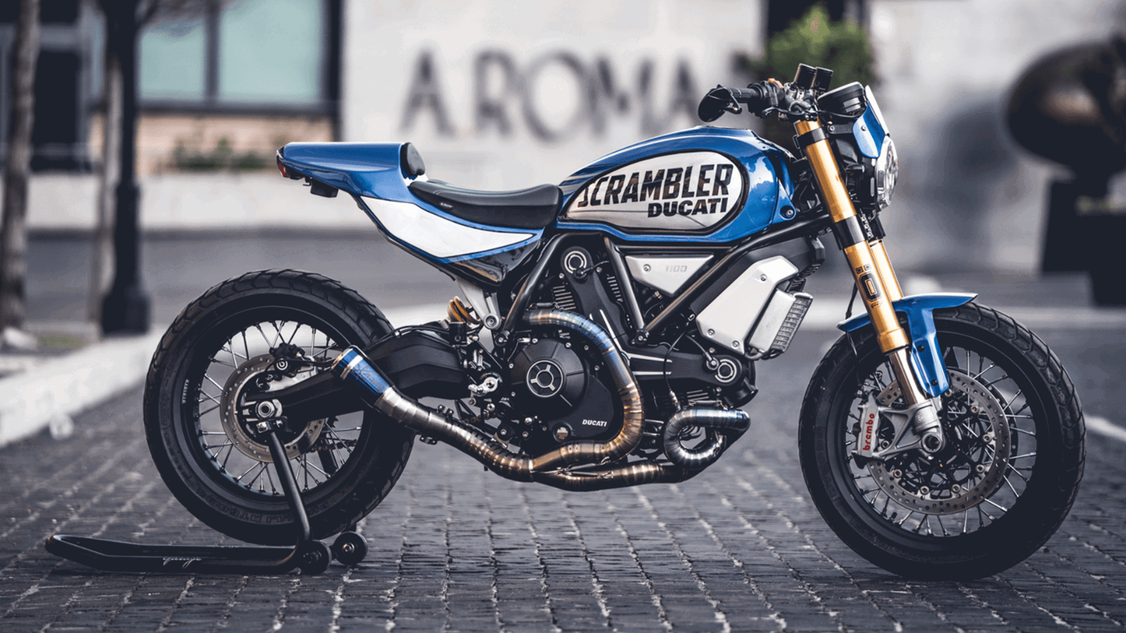 Custom build Ducati Scrambler. Credit - Ducati.