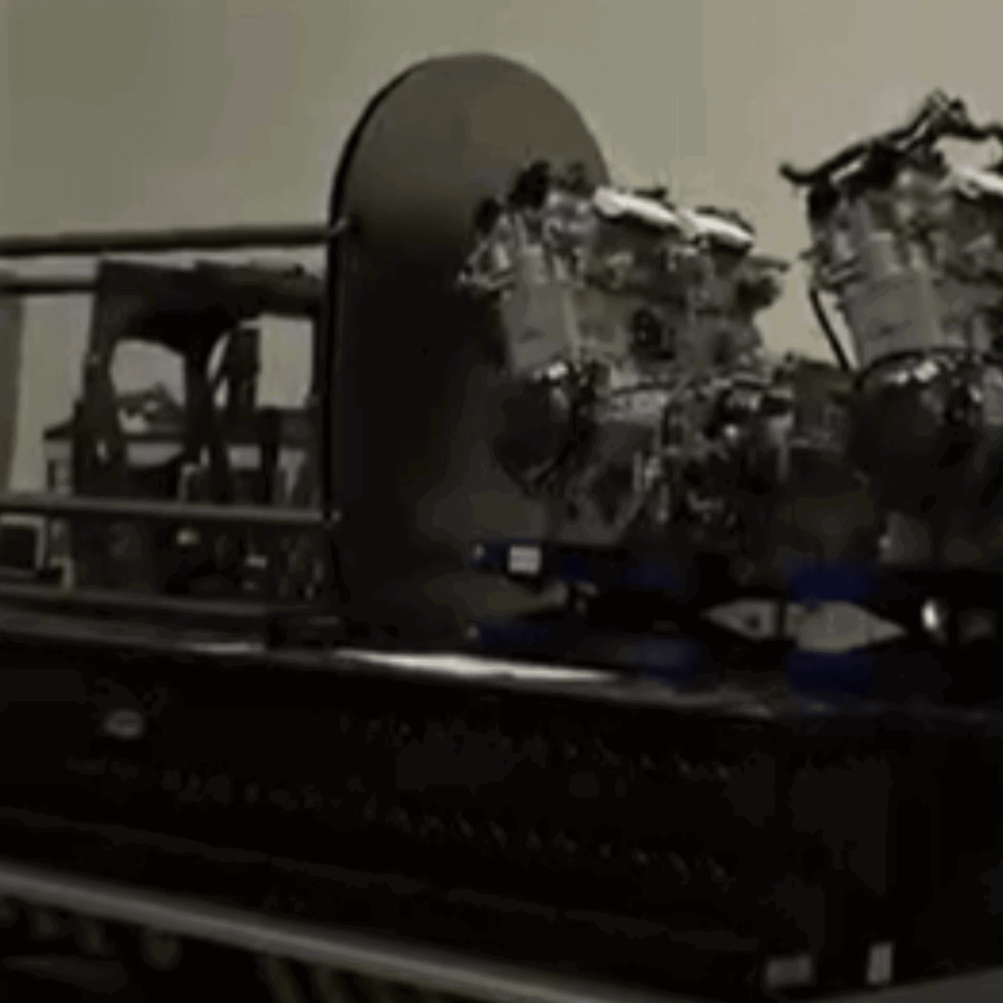 The Greyhound LSR motorcycle being developed.