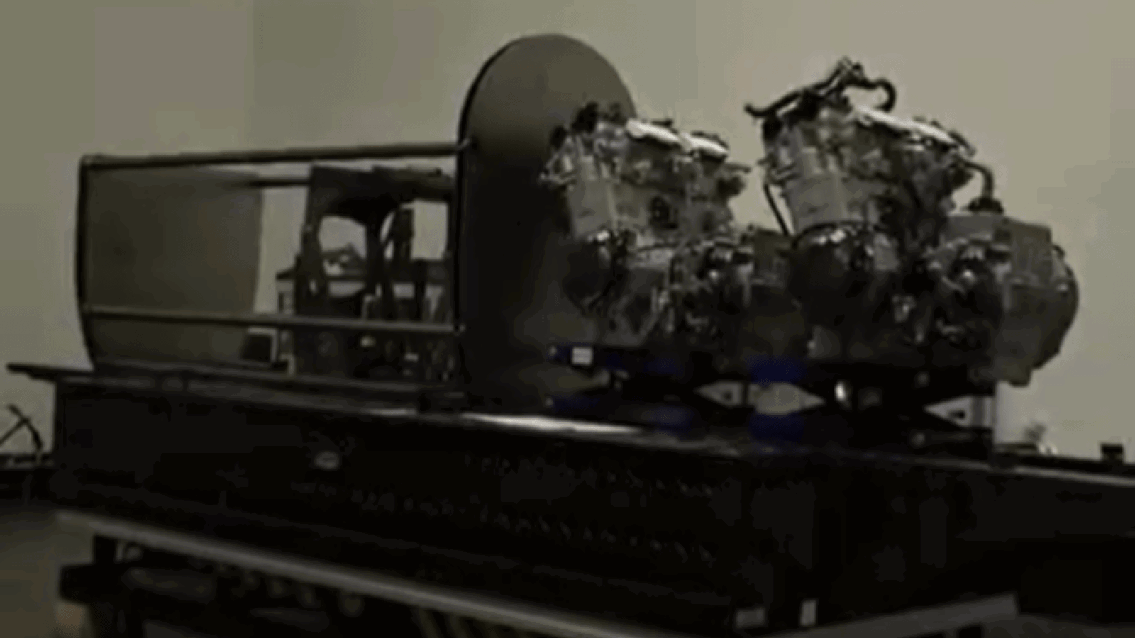 The Greyhound LSR motorcycle being developed. 