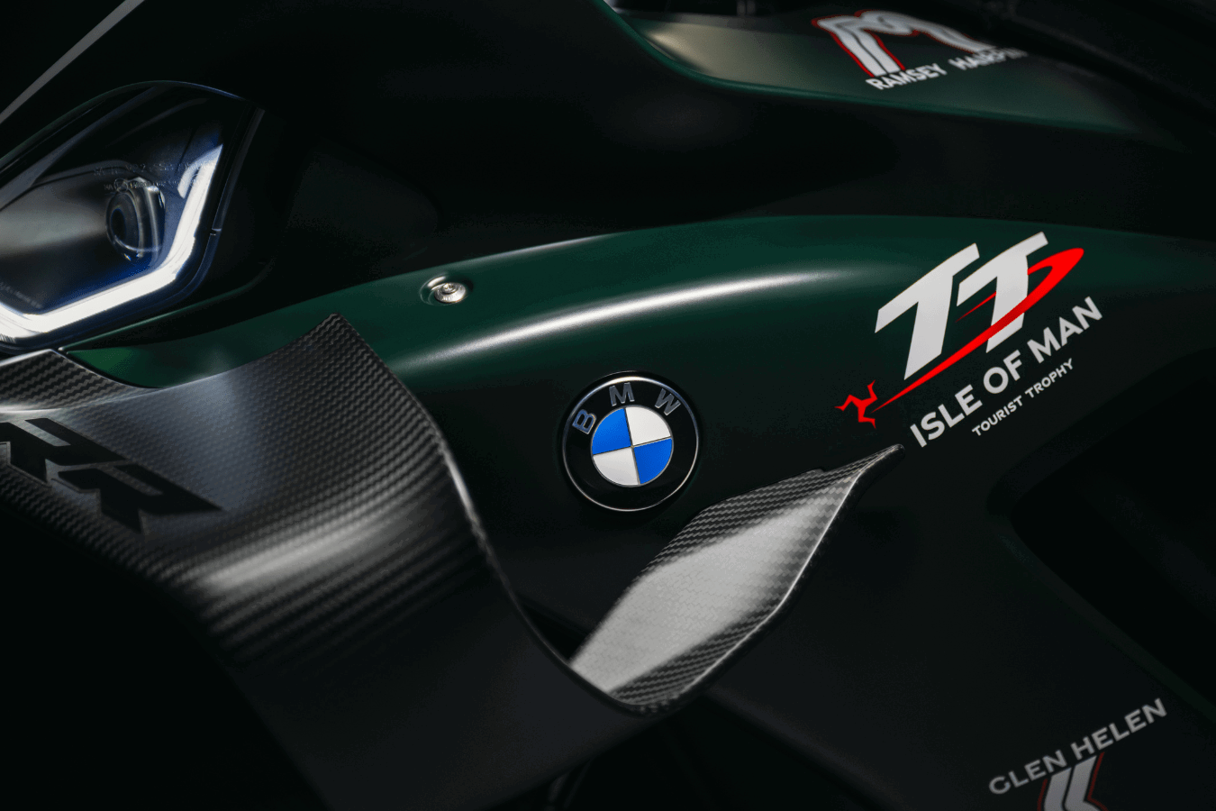 The new BMW M1000 RR Limited Edition Isle of Man TT.
