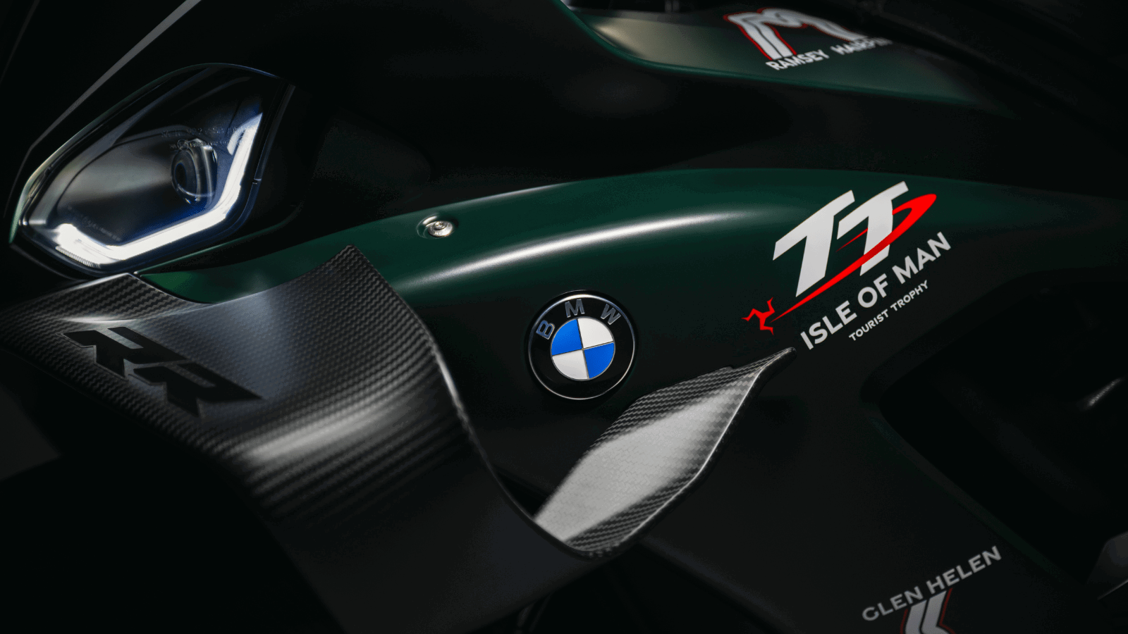 The new BMW M1000 RR Limited Edition Isle of Man TT.