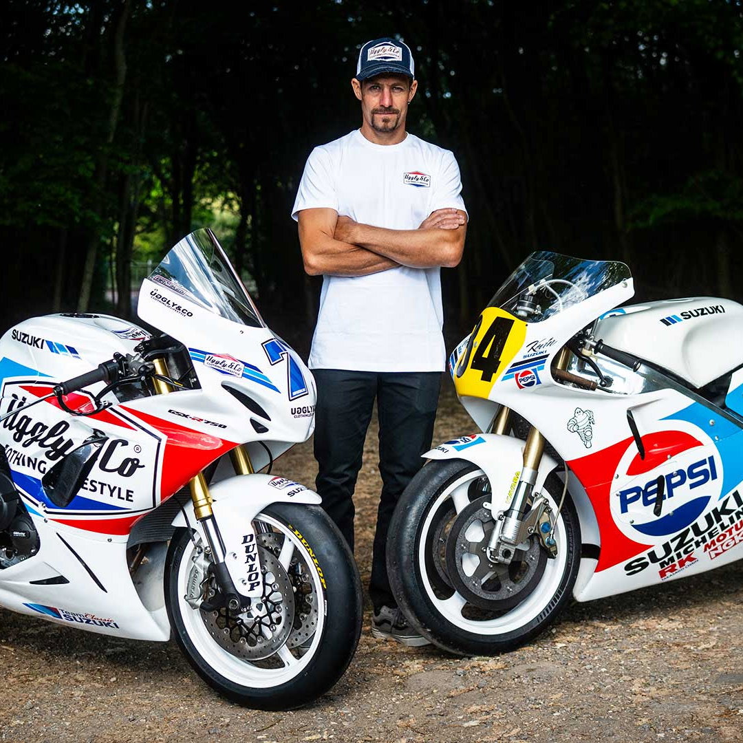 Josh Brookes and his Uggly and Co GSX-R750