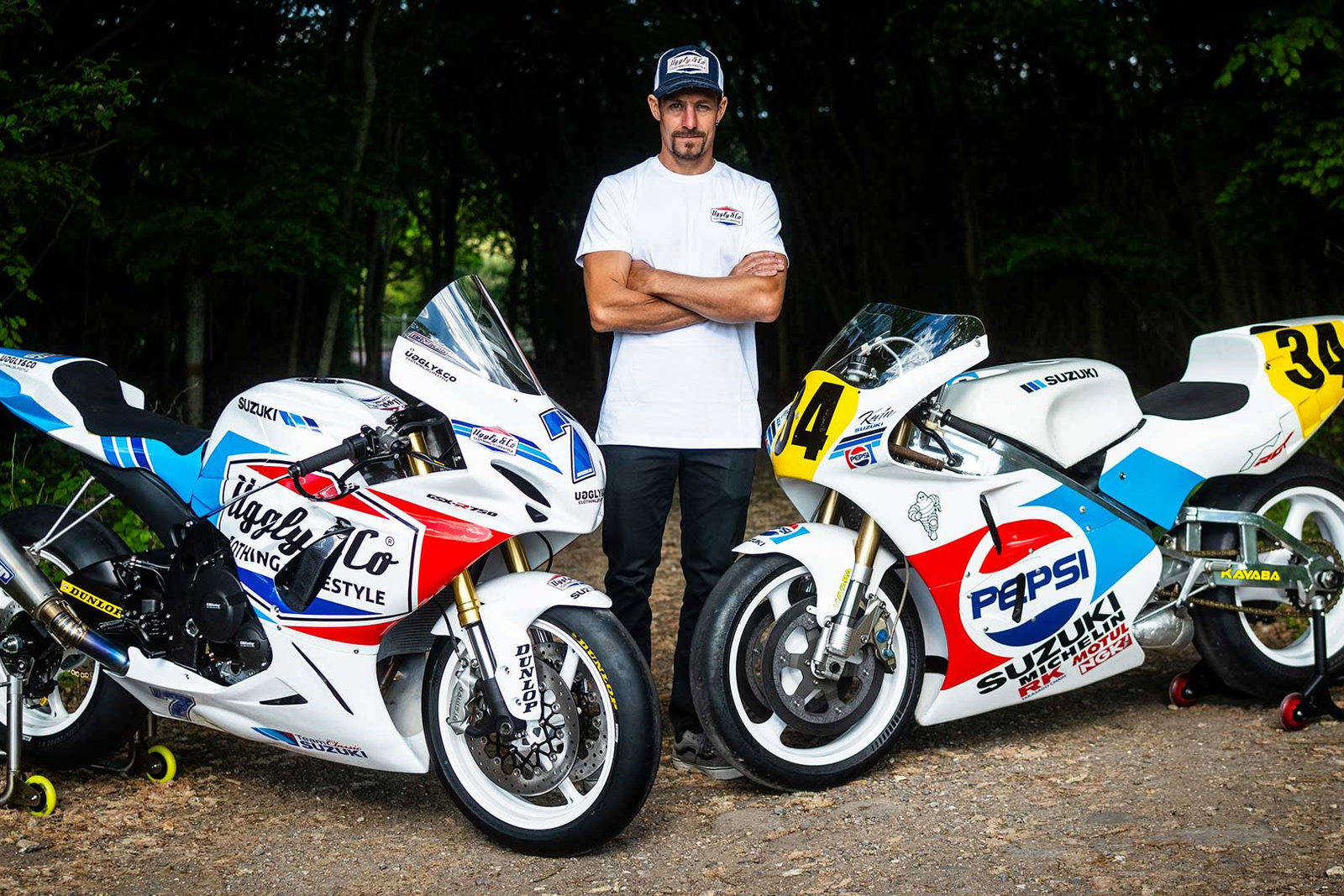 Josh Brookes and his Uggly and Co GSX-R750