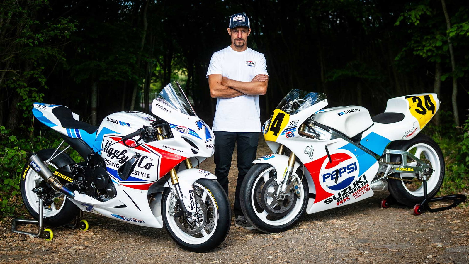 Josh Brookes and his Uggly and Co GSX-R750