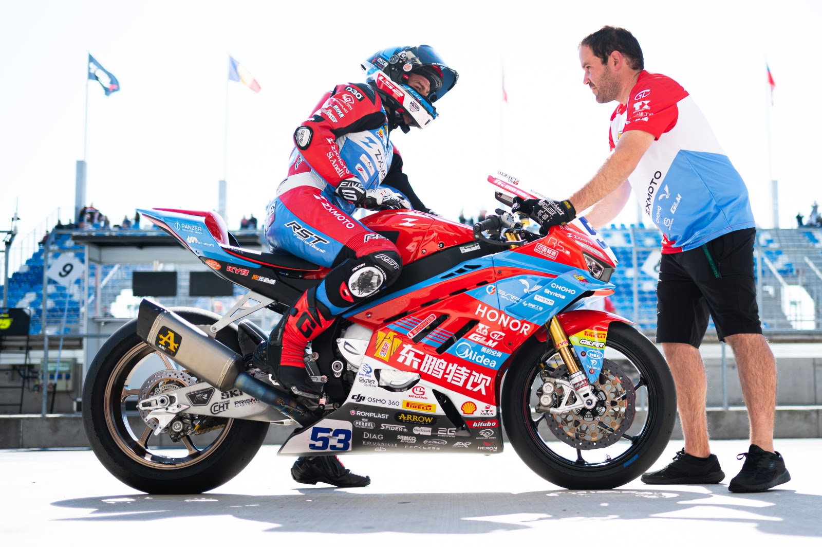 ZXMoto 820RR-RS World Supersport bike. 