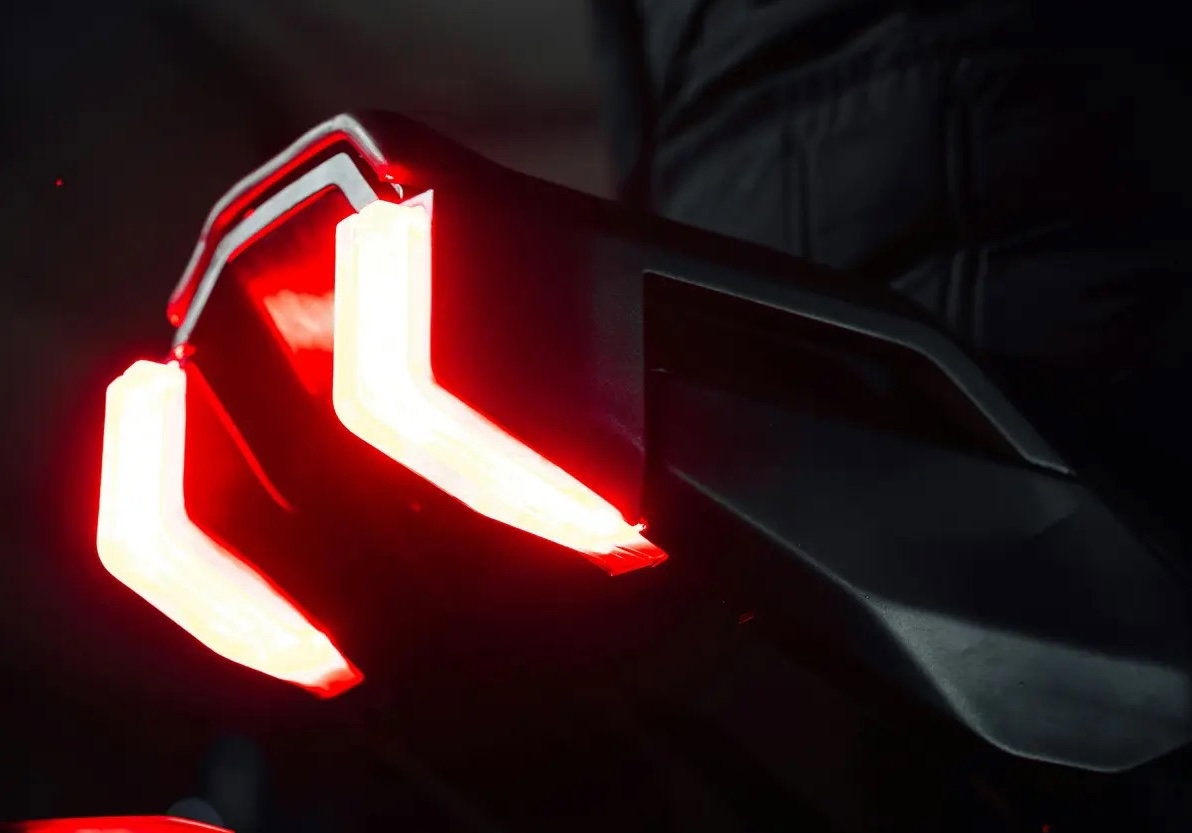 the tail light of the Lompico Concept is equally futuristic