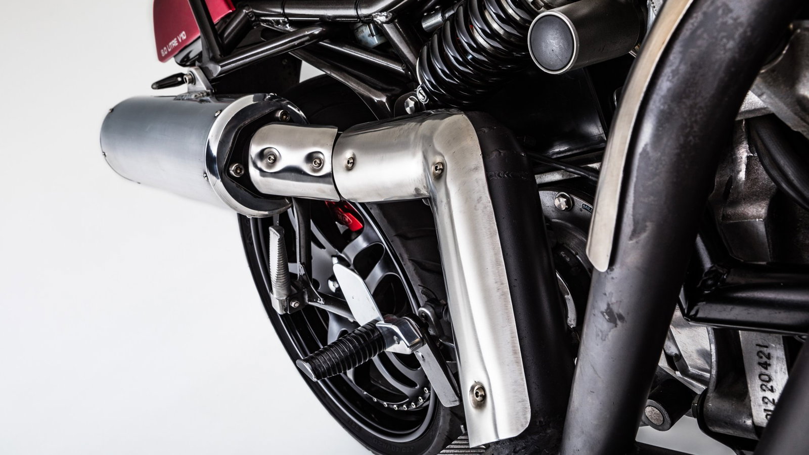 Allen Millyard's Viper V10 exhaust. Credit: H&H Classics