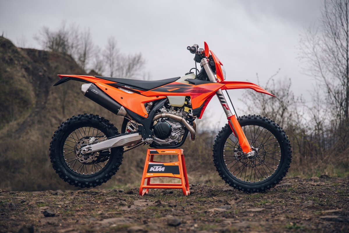 New four-stroke KTM enduro.