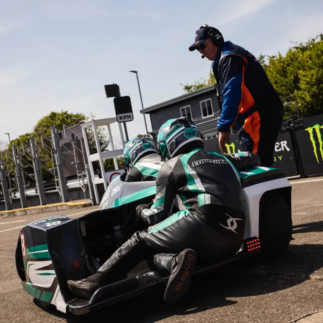 2026 Sidecar TT racing. Credit: Isle of Man TT.