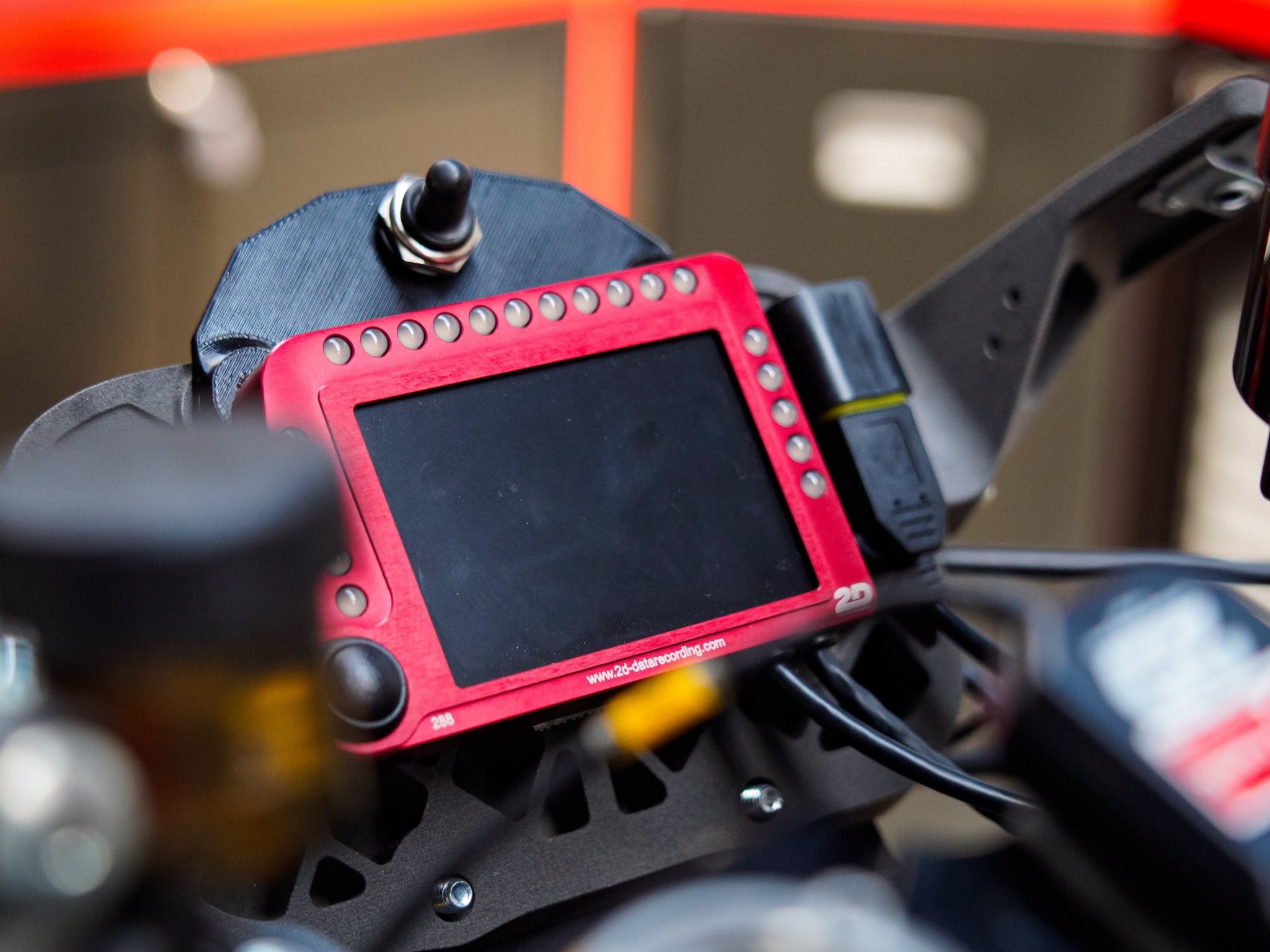Ducati Panigale V4 display. Credit: Barni Spark Racing Team.