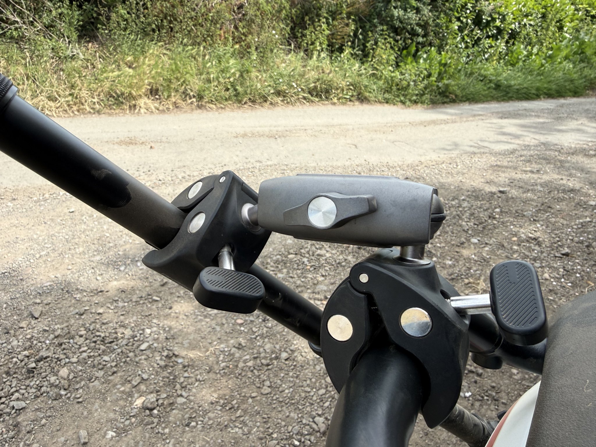 The clamps included with the Akaso 360