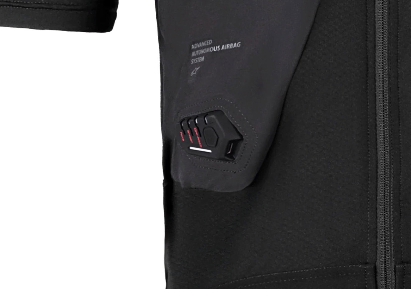 You'll get to know this little controller very well while using the vest