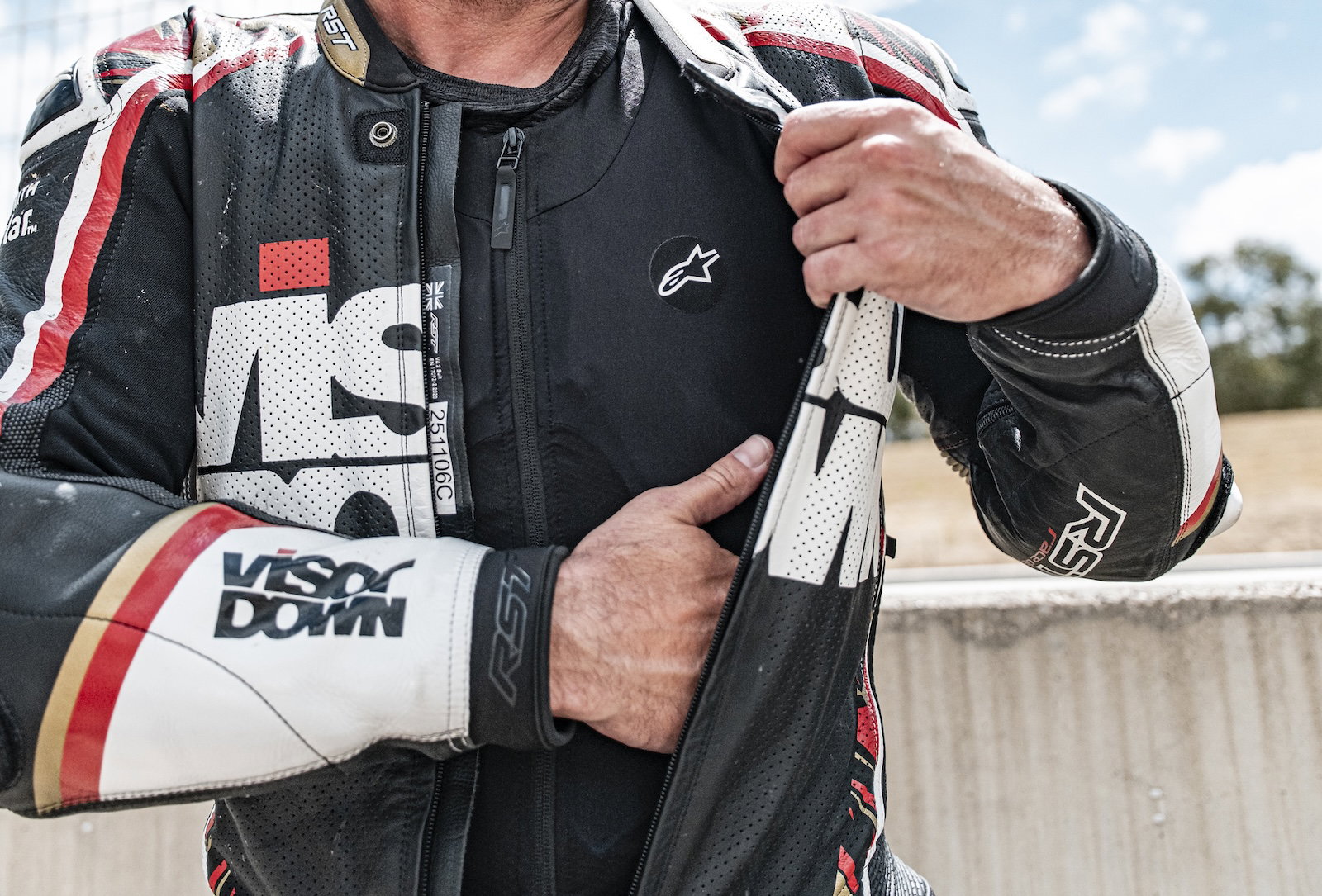 The Alpinestars TechAir 5 plasma