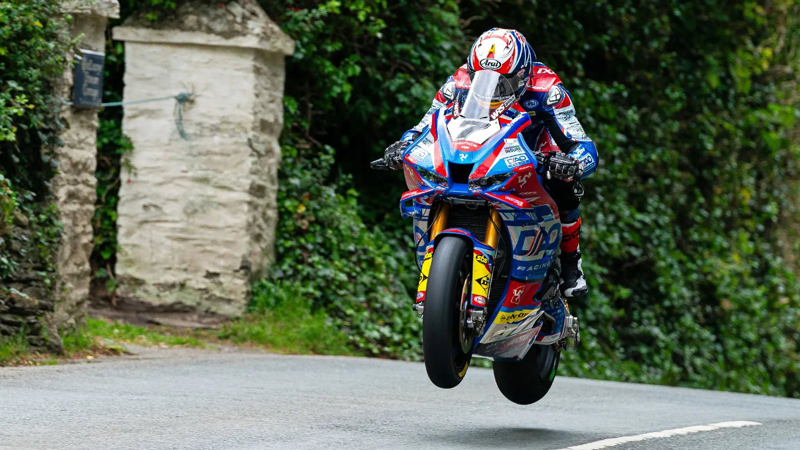 Josh Brookes riding at the 2026 TT. Credit: Isle of Man TT.