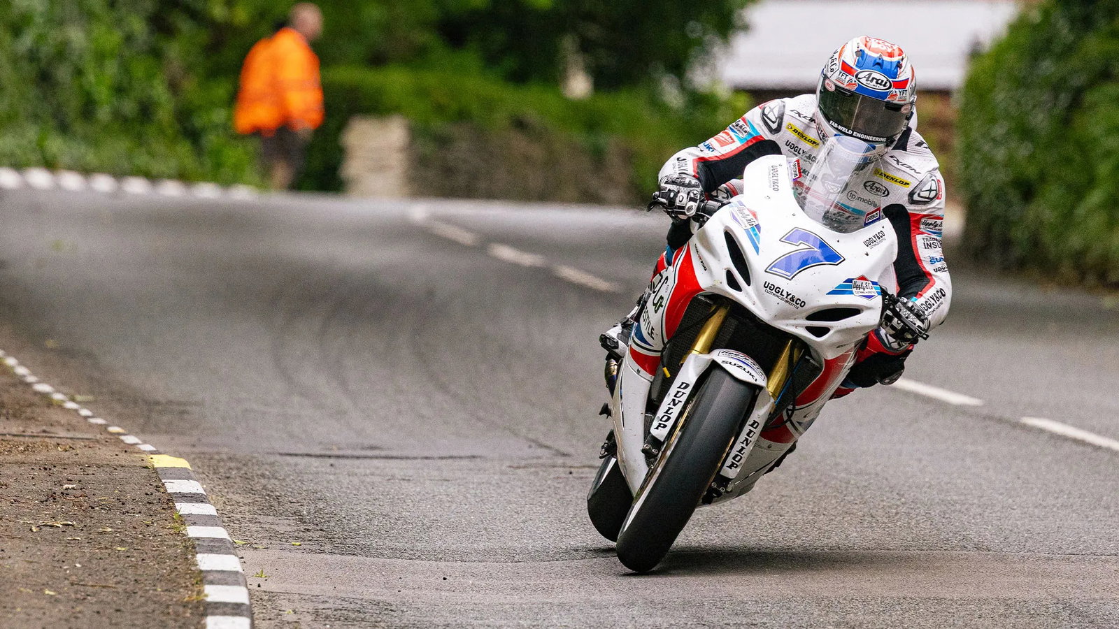 Josh Brookes racing at the 2026 TT. Credit: Isle of Man TT.