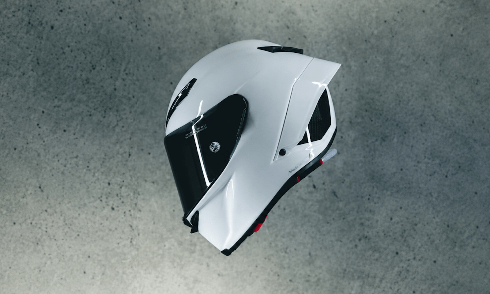 The new AGV Pista GP RR Mono White helmet