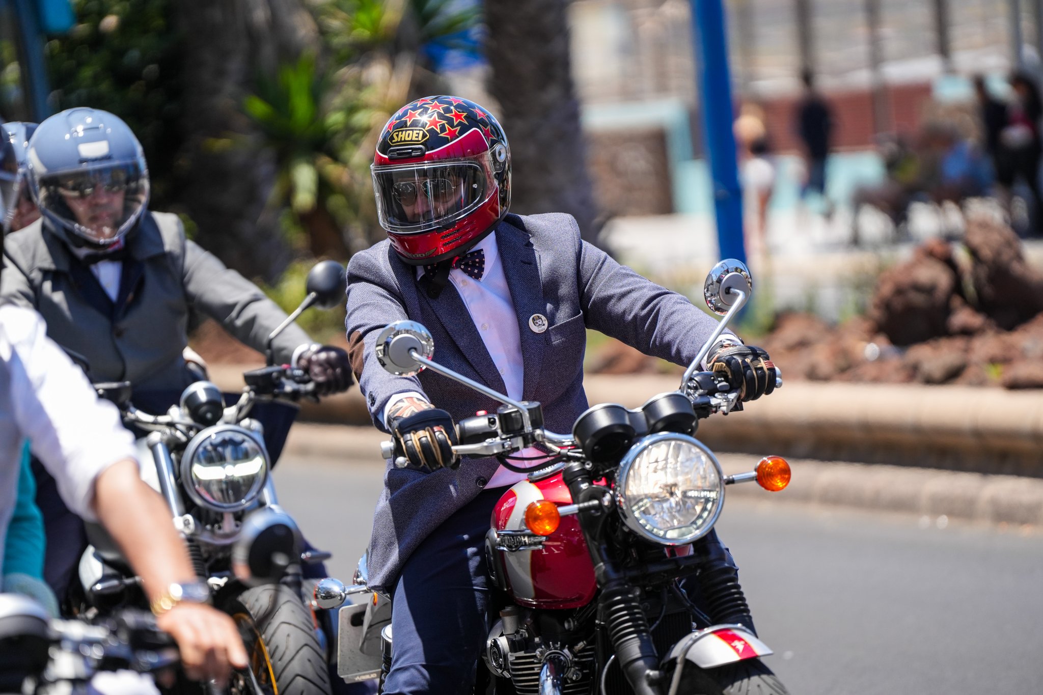Triumph DGR ride in Las Palmas. 