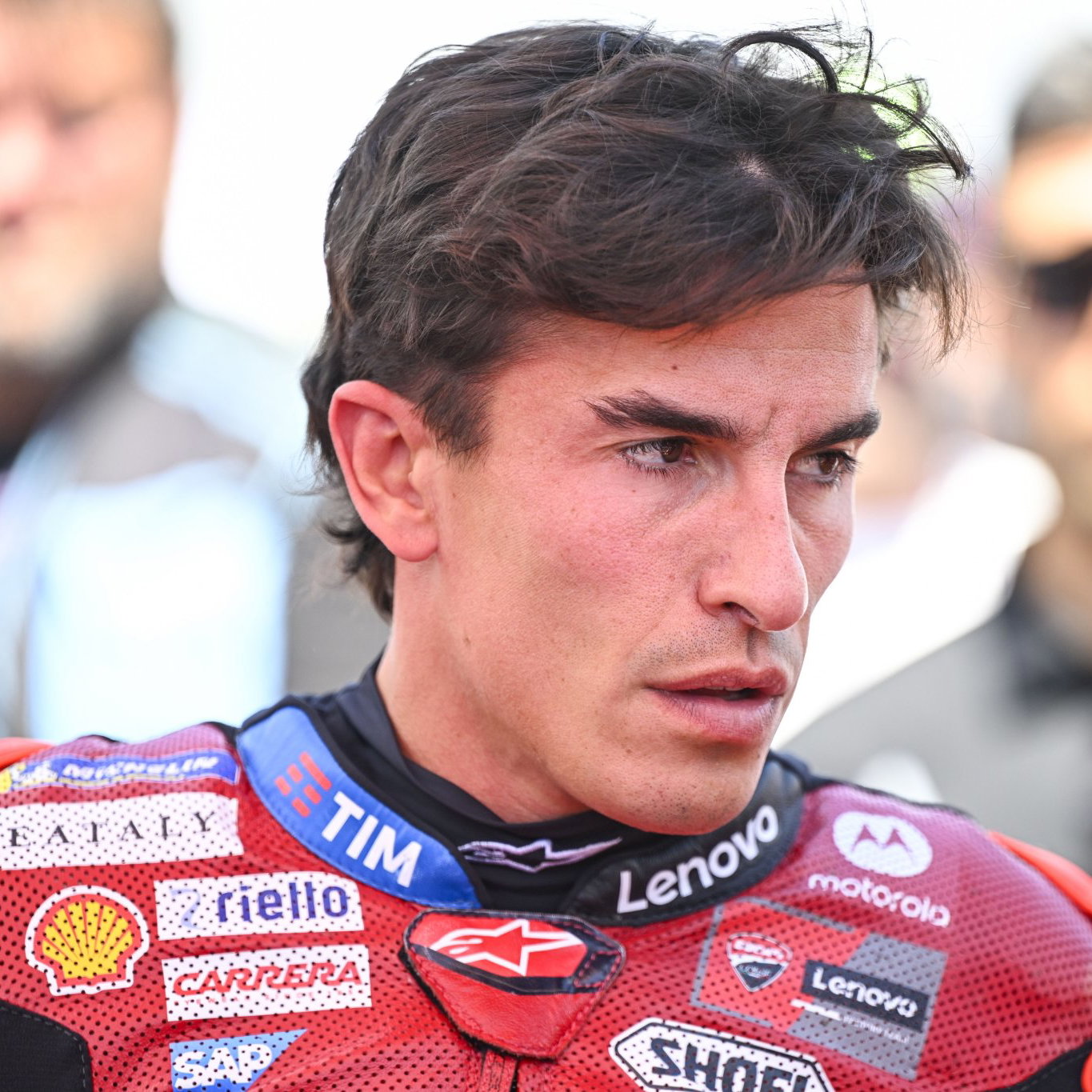 Marc Marquez at the Hungarian MotoGP. Credit: Gold and Goose.