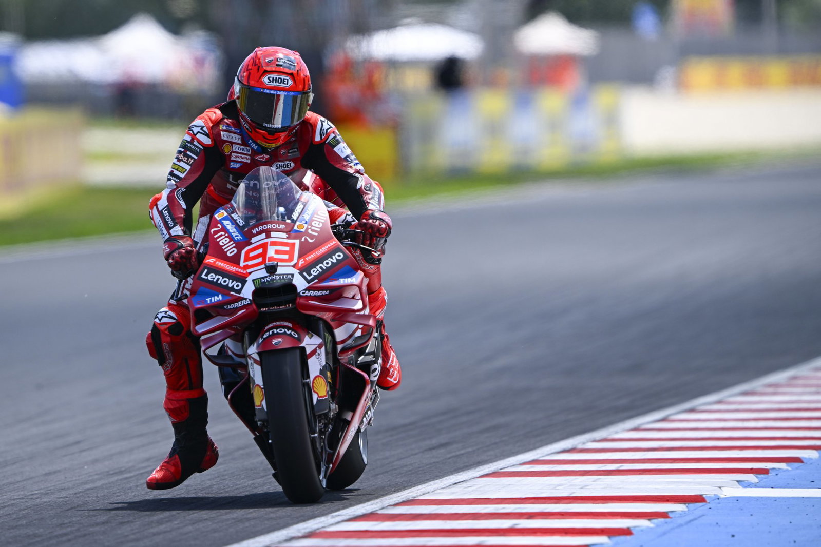 Marc Marquez riding at Balaton Park. Credit: Gold and Goose.