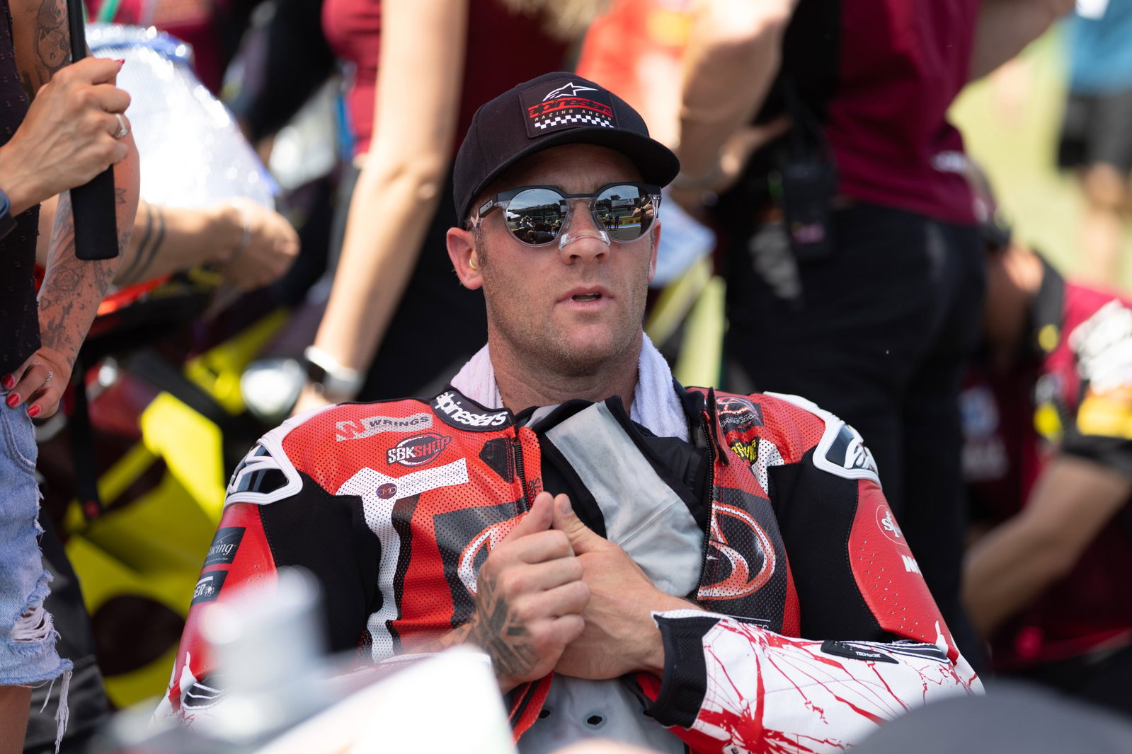 Tommy Bridewell at the Misano WorldSBK. Credit: Gold and Goose.