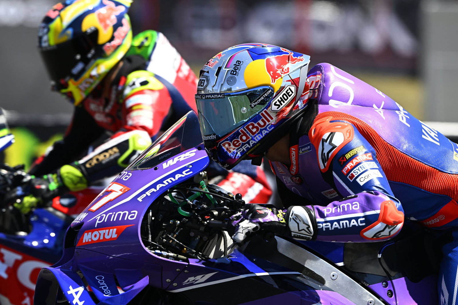 Toprak Razgatlioglu riding his Pramac Yamaha M1. Credit: Gold and Goose.