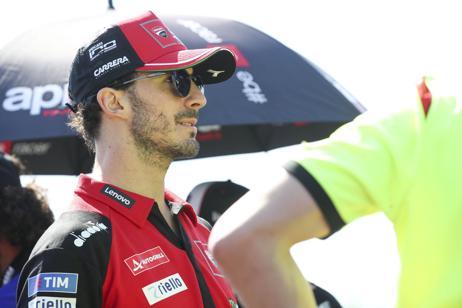 Francesco Bagnaia at the 2026 Czech MotoGP race. Credit: Gold and Goose.
