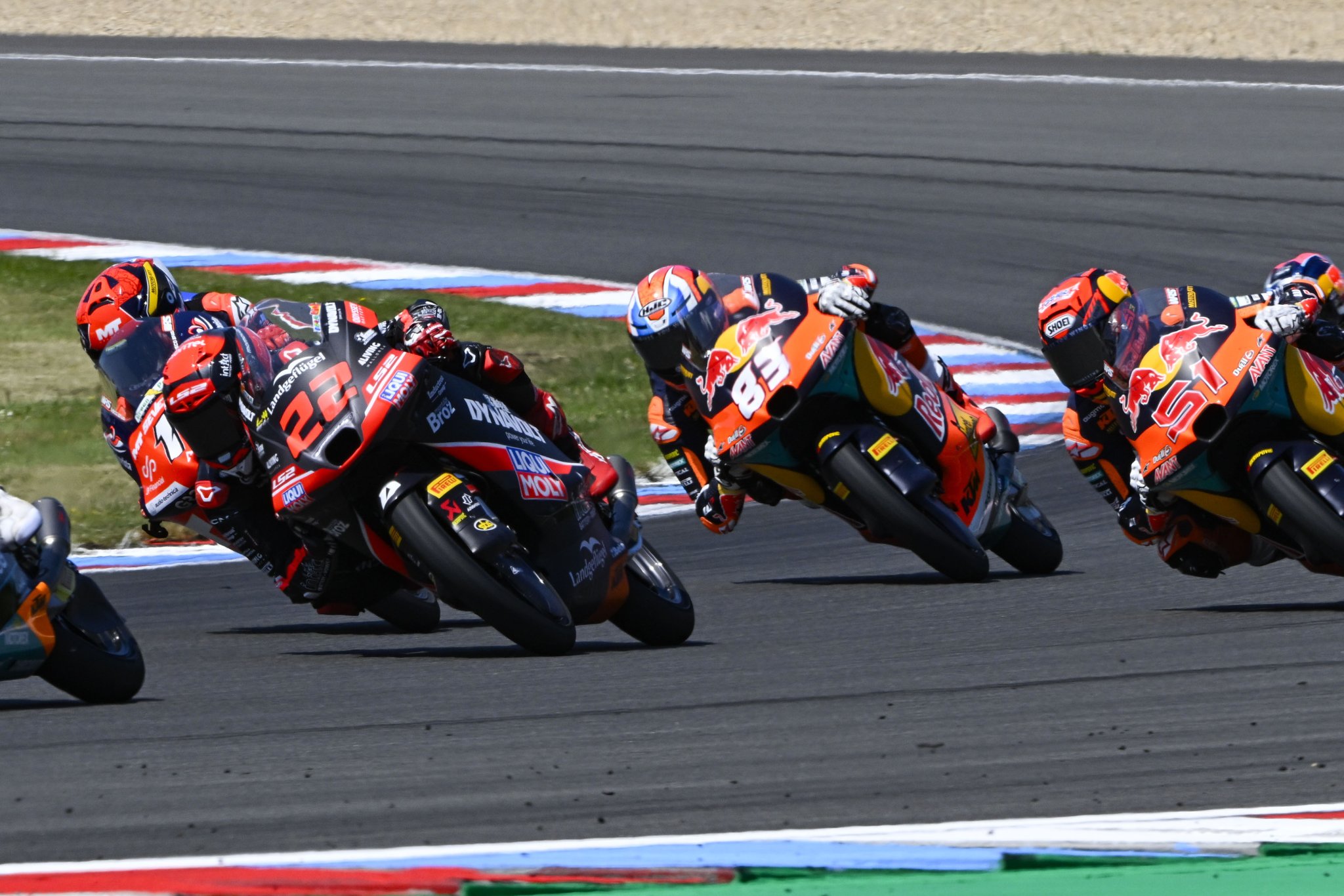 Moto3 race at Brno in the Czech Republic. Credit: Gold and Goose.