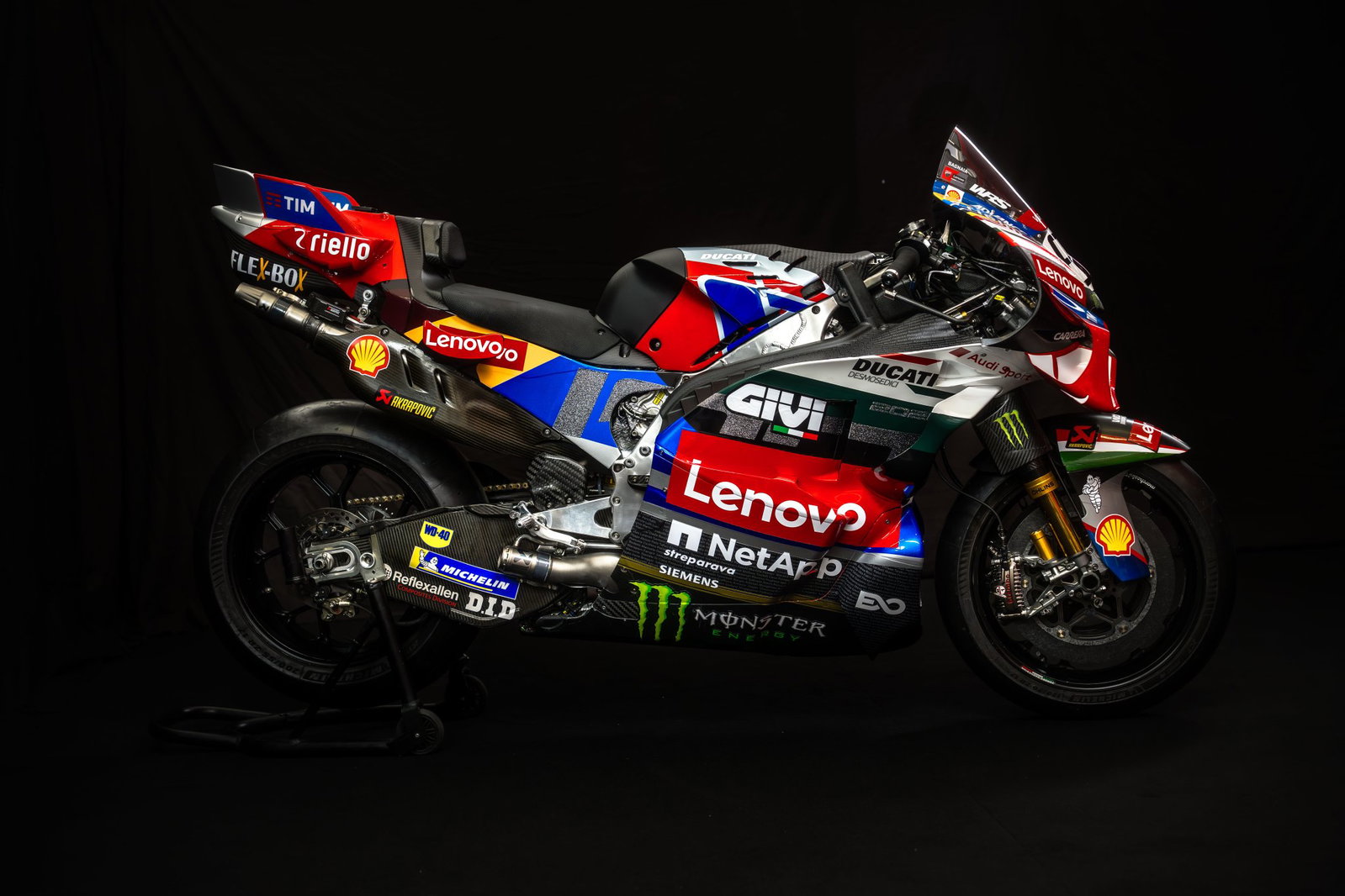 The Ducati Collezione 100 special edition MotoGP bike