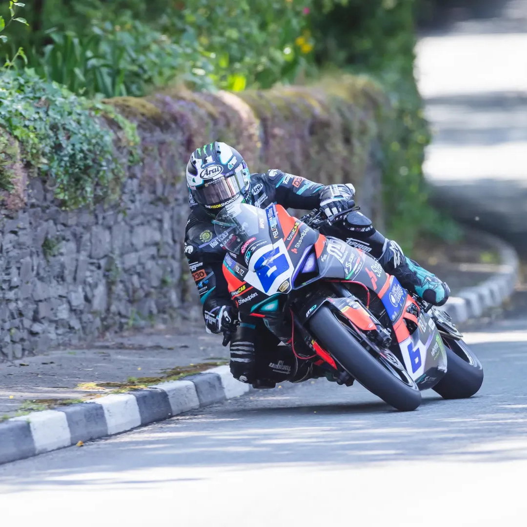 Michael Dunlop racing at the 2026 TT. Credit: Isle of Man TT.