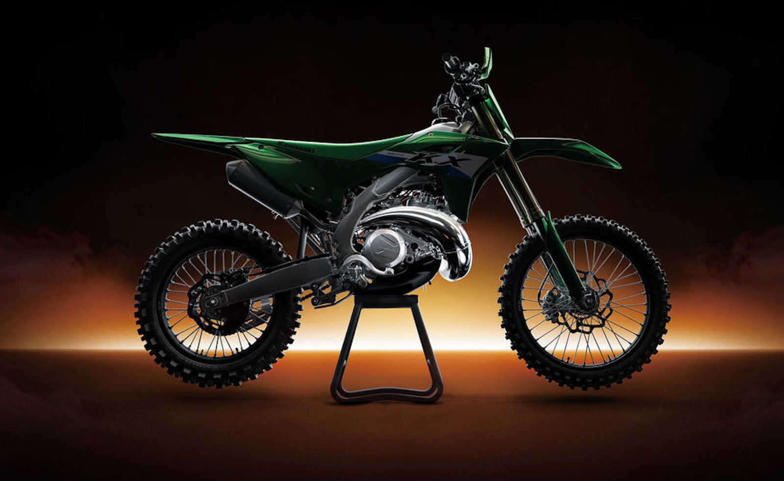 The Kawasaki KX327 MX bike