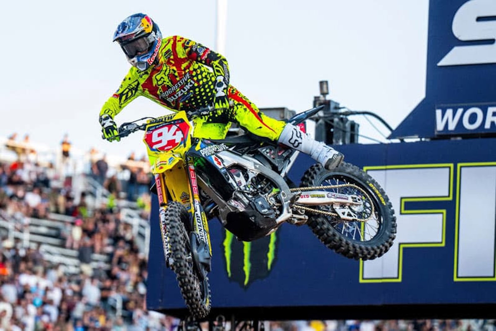 Ken Roczen riding in AMA Supercross