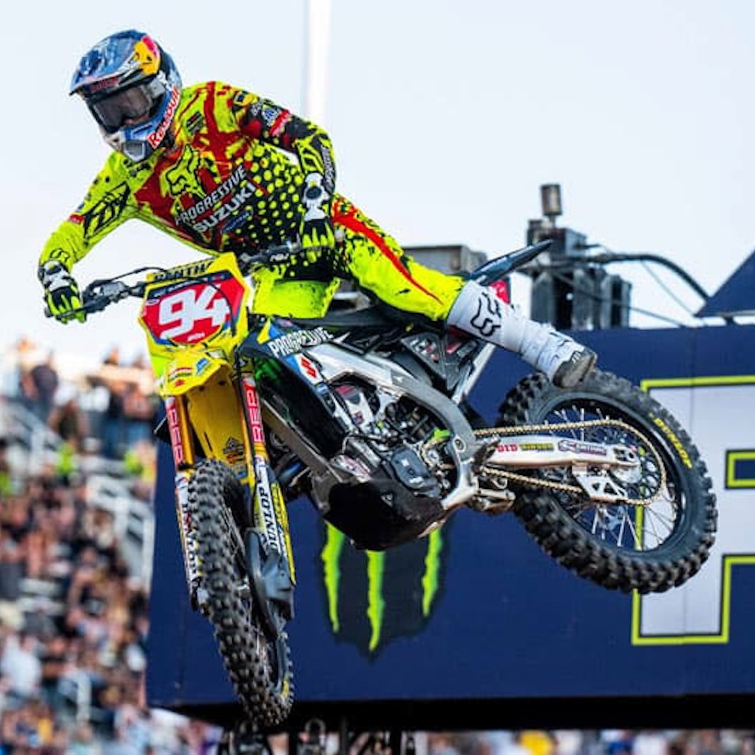 Ken Roczen riding in AMA Supercross