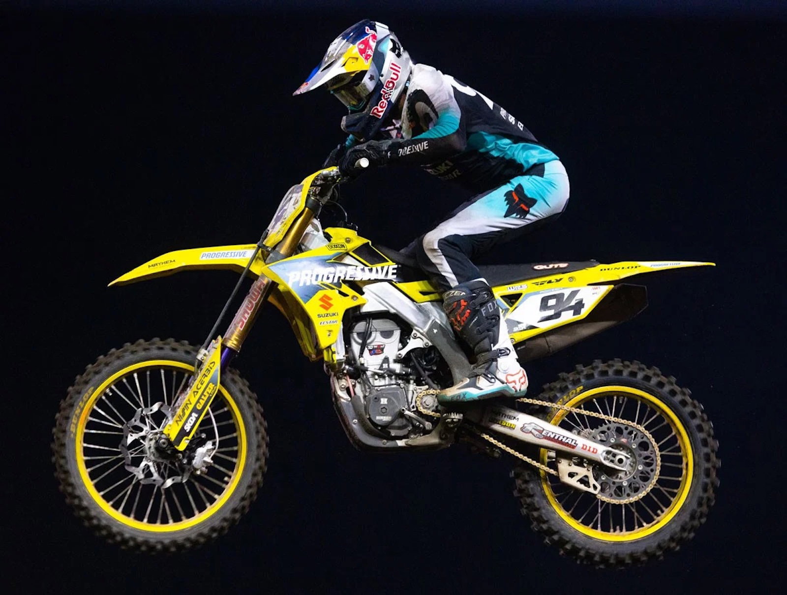 Ken Roczen riding his Suzuki MX bike