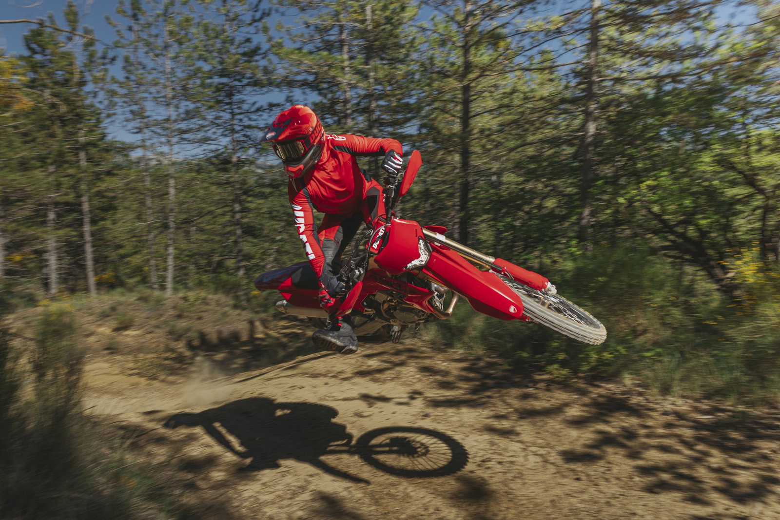 the Ducati Desmo450 EDS - riding