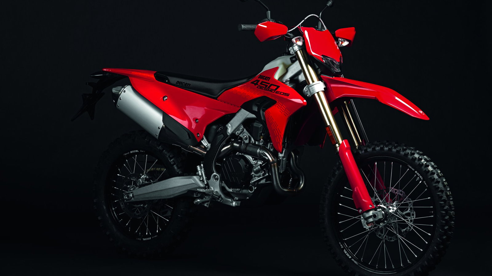 the Ducati Desmo450 EDS - static