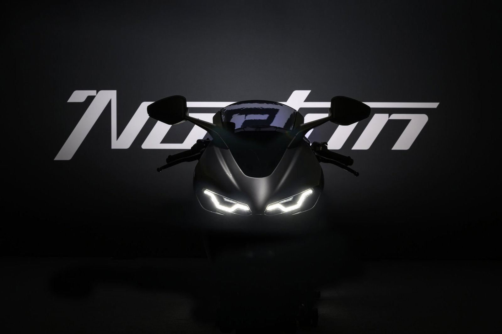 The new Norton Manx R teased.