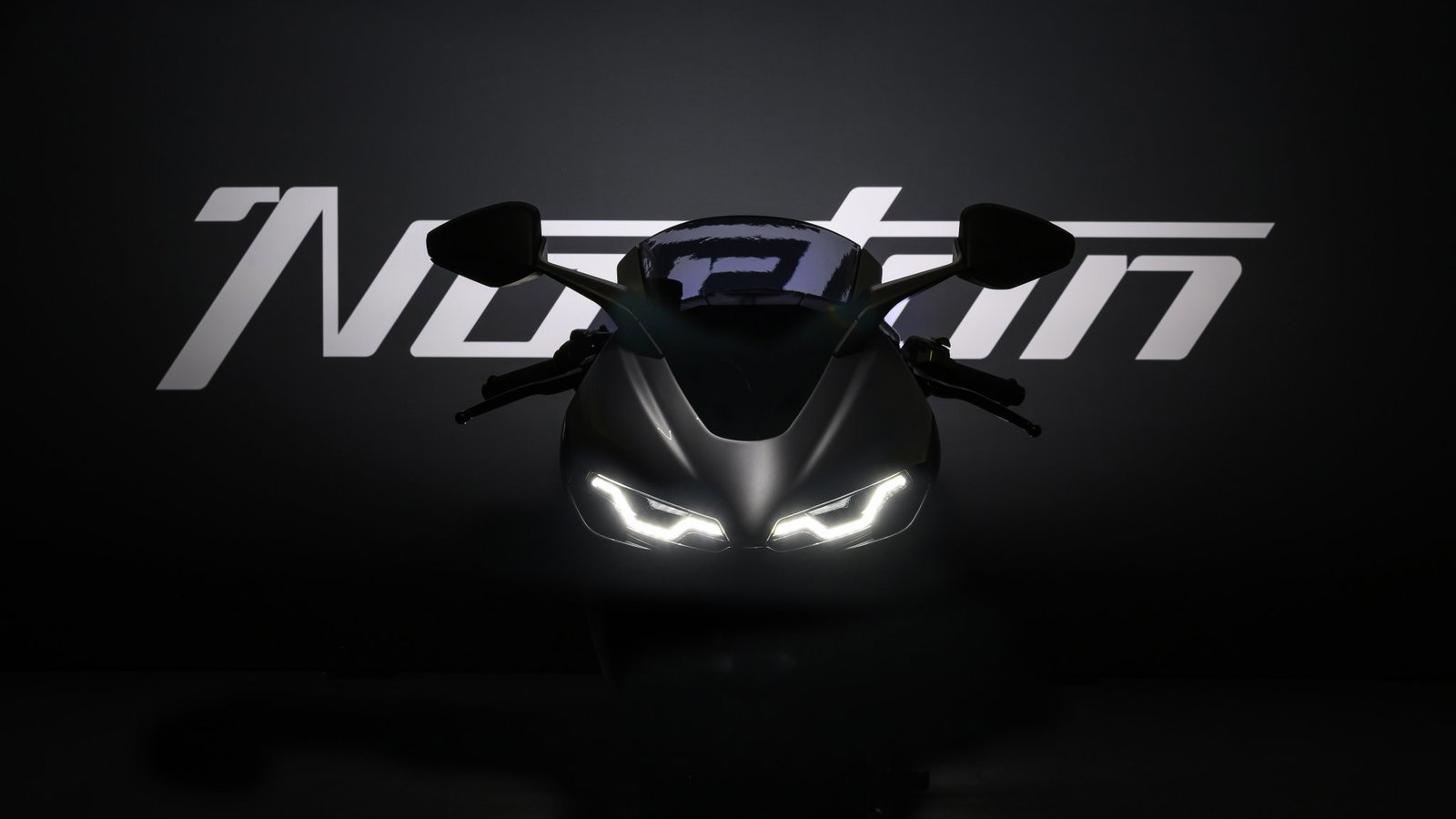 The new Norton Manx R teased.