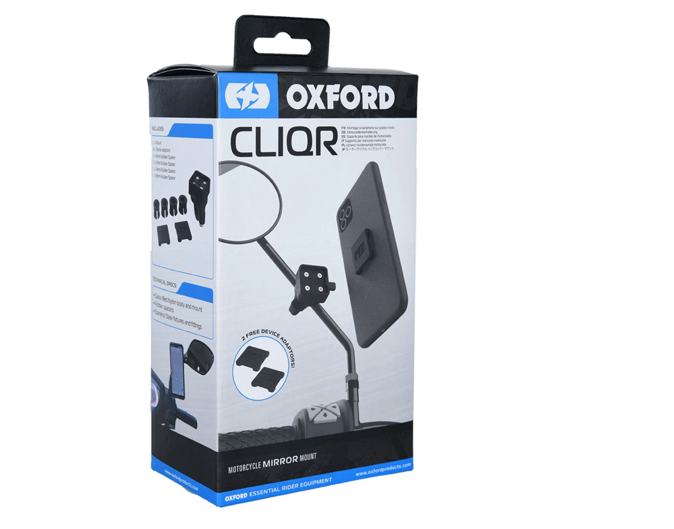 Oxford CLIQR mirror mount.