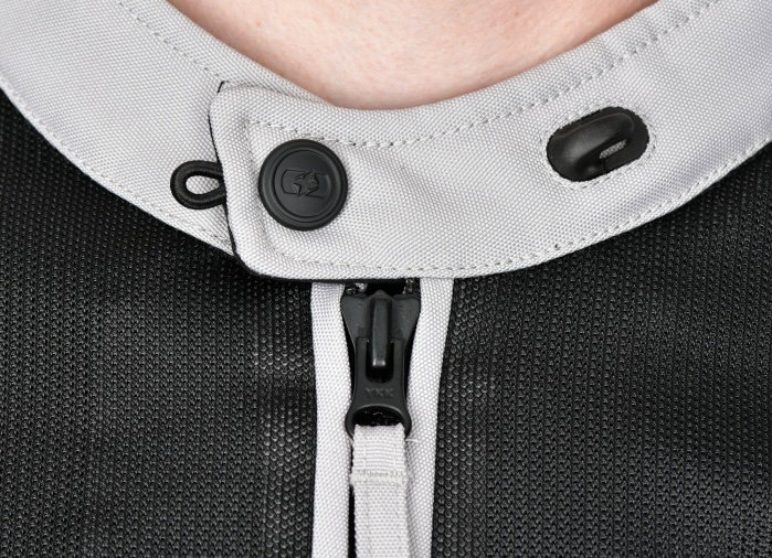 The collar of the jacket