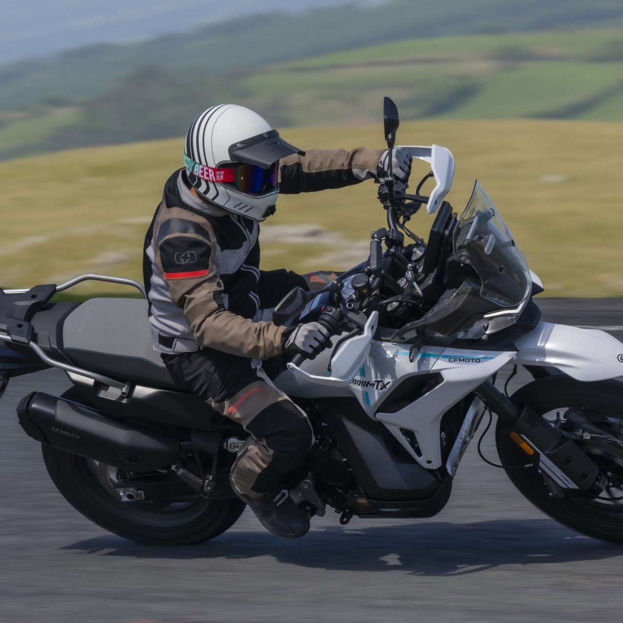 Riding a CFMoto 1000MT-X
