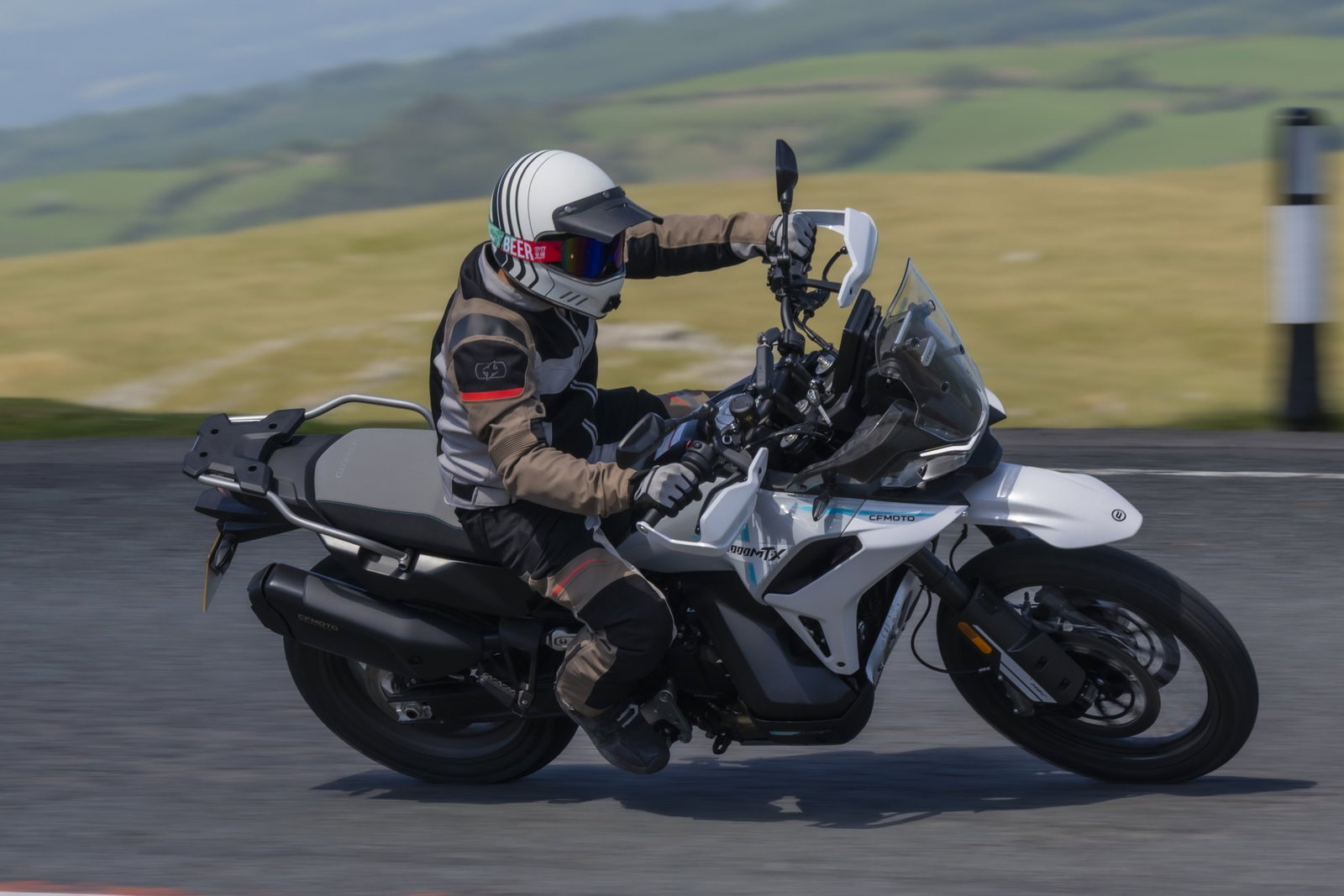 Riding a CFMoto 1000MT-X