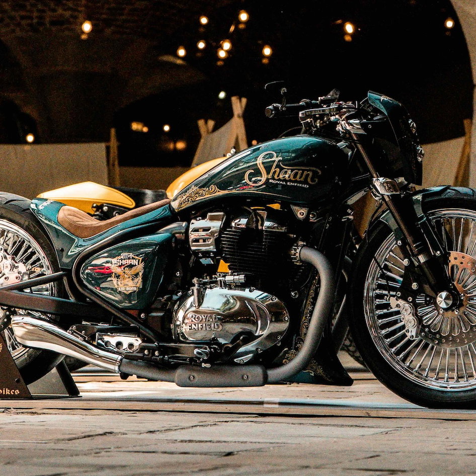 Motorrad Bläsing's custom Shotgun 650 called 'SHAAN'