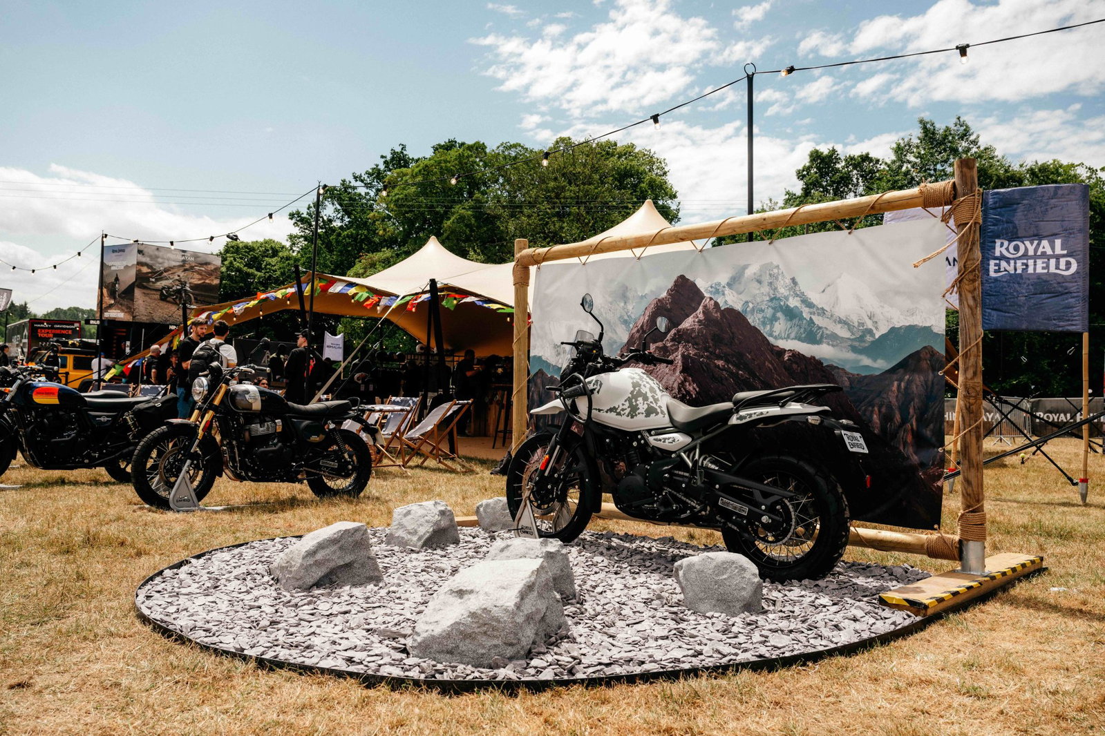 Royal Enfield stand.