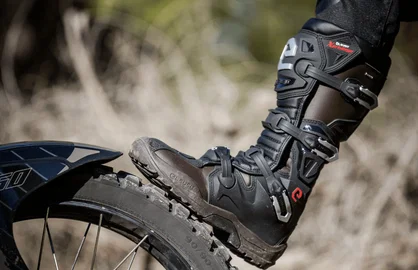 The Eleveit X Privilege E-Dry Enduro boots