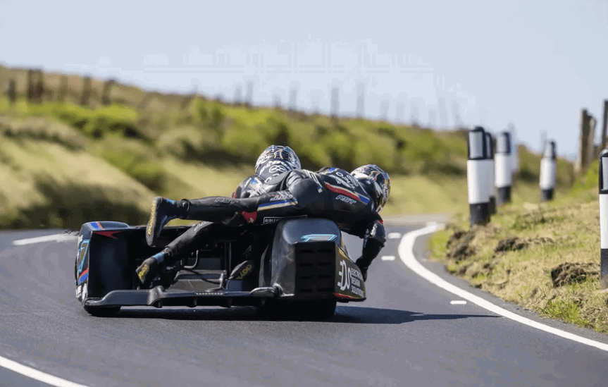 Ryan and Callum Crowe at the 2025 Isle of Man TT. Credit: Isle of Man TT.