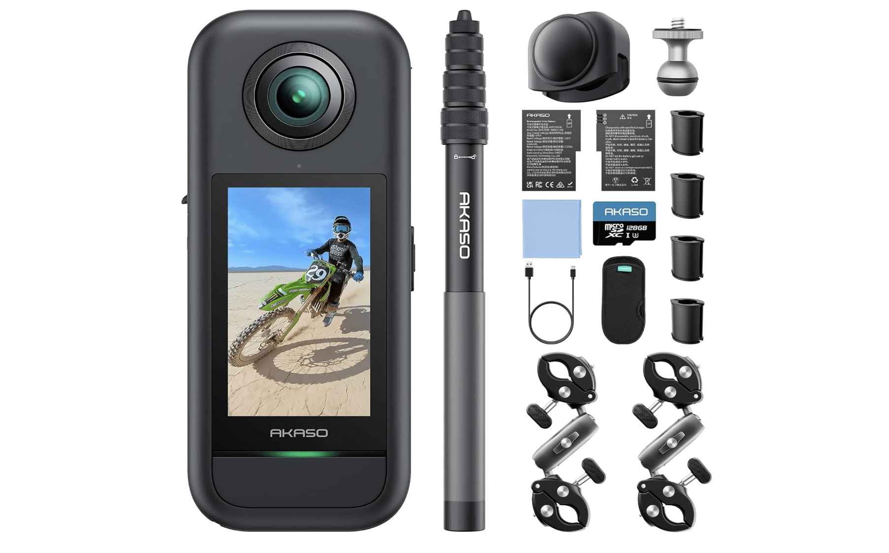 The kit included with the motorcycle bundle