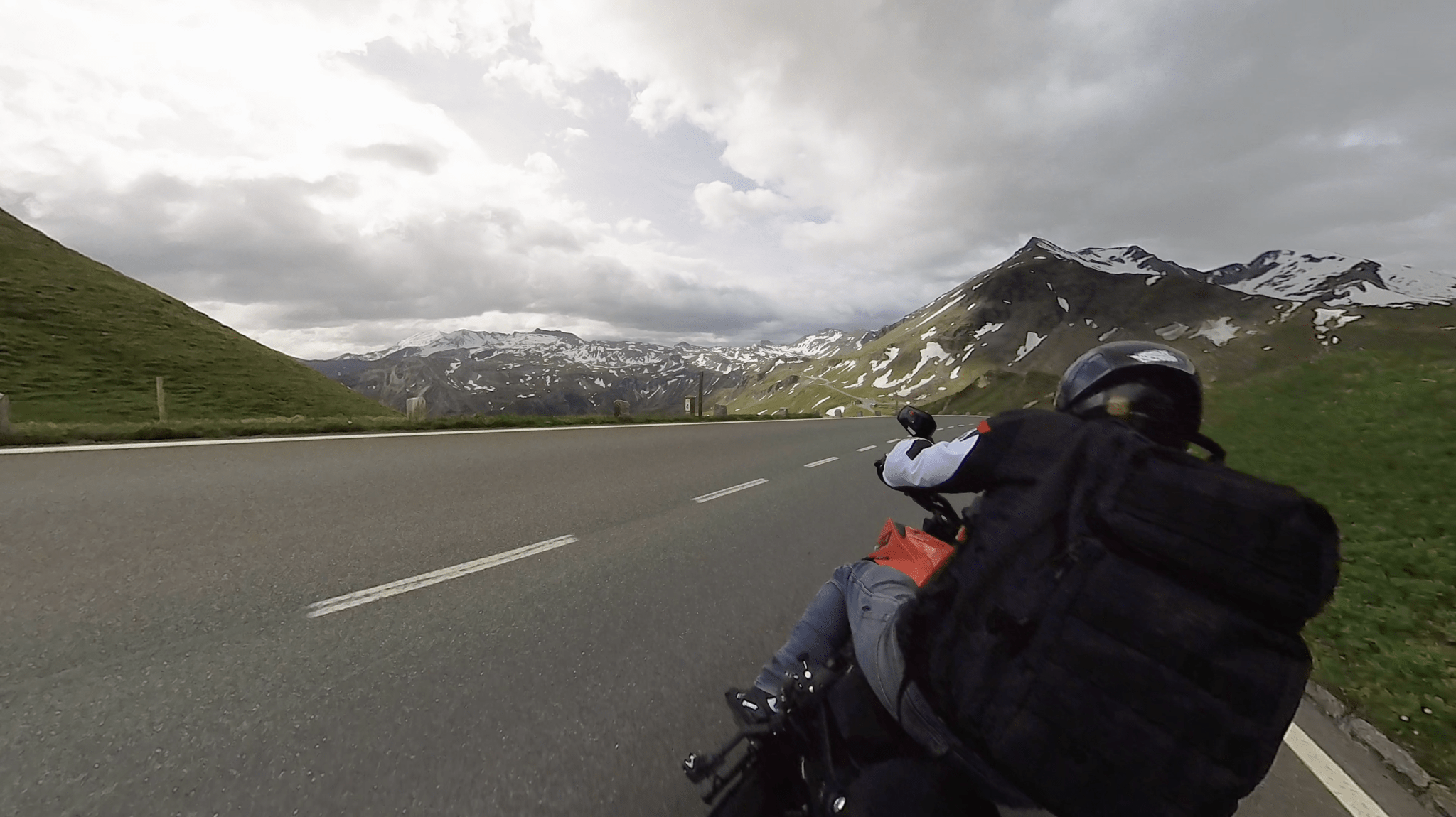 Riding in the Austrian Alps 